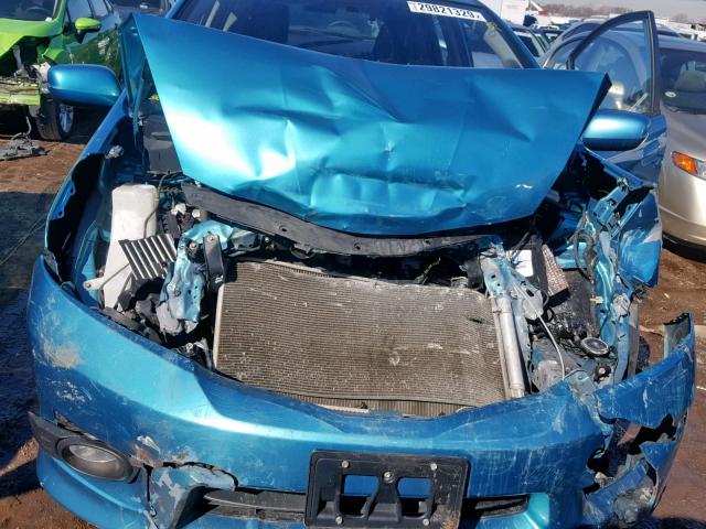 JHMGE8H58CC011148 - 2012 HONDA FIT SPORT BLUE photo 7