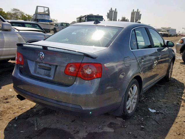 3VWEF71K67M068725 - 2007 VOLKSWAGEN JETTA WOLF GRAY photo 4