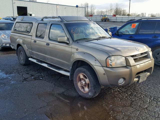 1N6ED29X32C361968 - 2002 NISSAN FRONTIER C GOLD photo 1