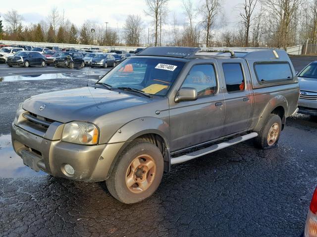 1N6ED29X32C361968 - 2002 NISSAN FRONTIER C GOLD photo 2