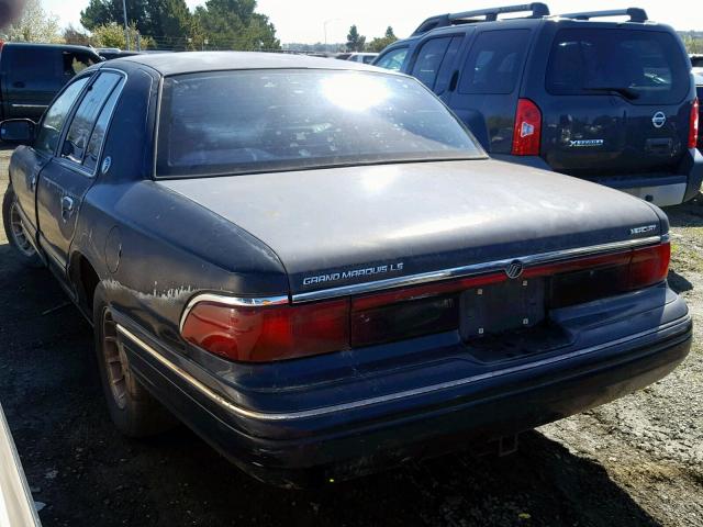 2MELM75W4TX670369 - 1996 MERCURY GRAND MARQ BLUE photo 3