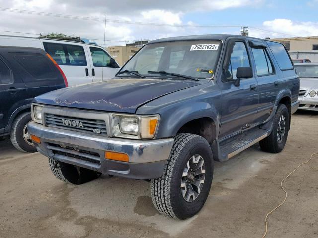 JT3VN39W8L0013264 - 1990 TOYOTA 4RUNNER VN GRAY photo 2