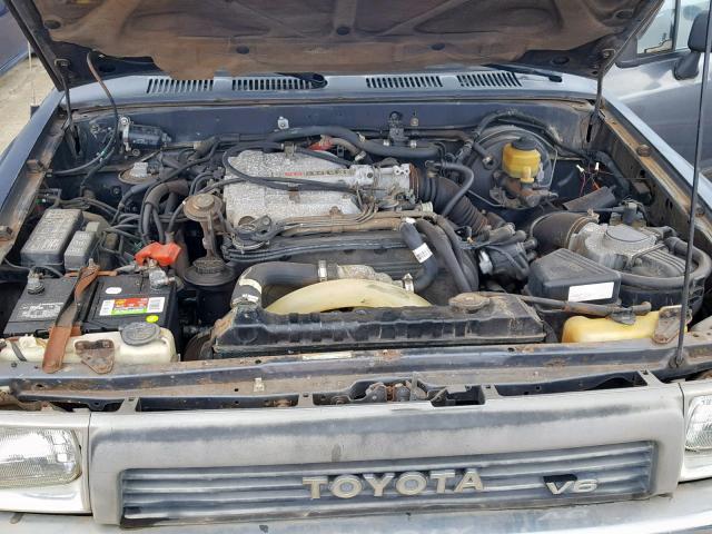 JT3VN39W8L0013264 - 1990 TOYOTA 4RUNNER VN GRAY photo 7