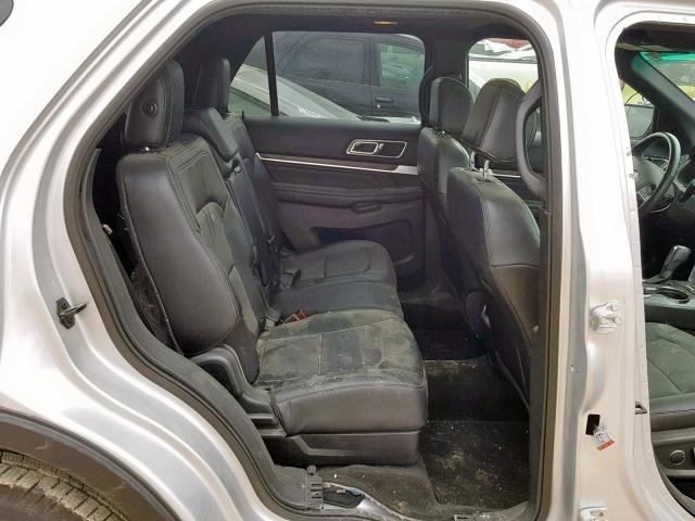 1FM5K8F86GGB27540 - 2016 FORD EXPLORER L SILVER photo 6