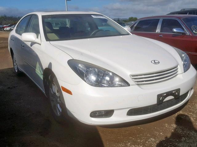 JTHBF30G430115869 - 2003 LEXUS ES 300 WHITE photo 1