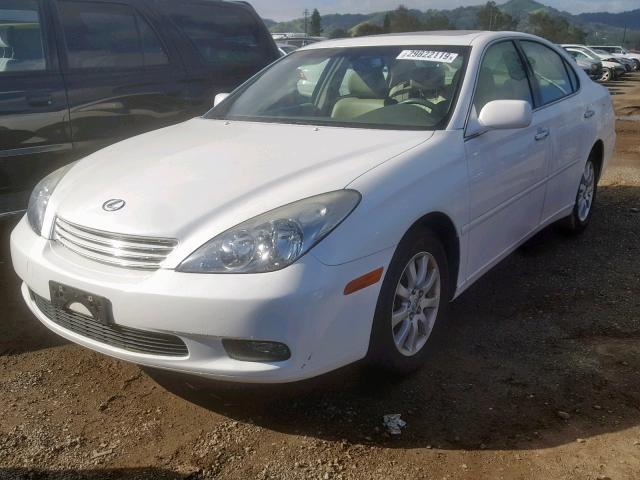 JTHBF30G430115869 - 2003 LEXUS ES 300 WHITE photo 2