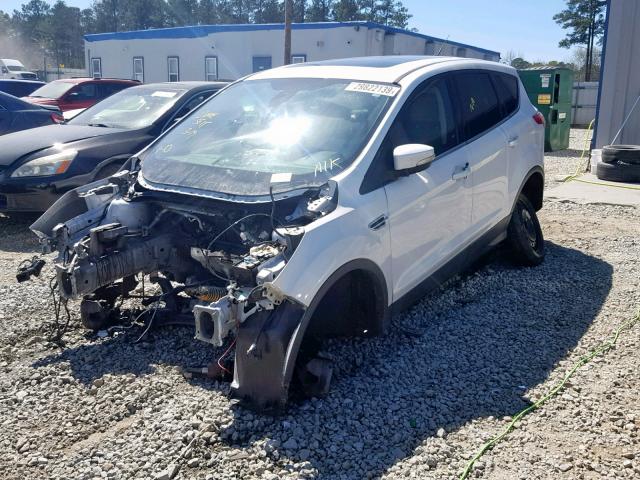 1FMCU0H94DUC40845 - 2013 FORD ESCAPE SEL WHITE photo 2