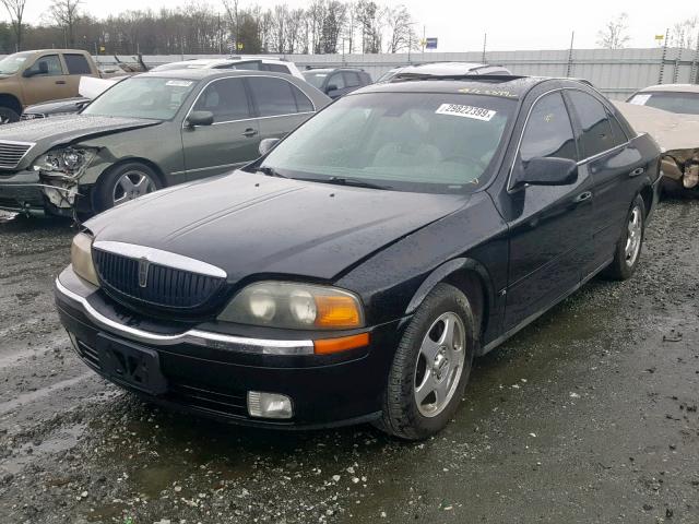 1LNHM87A91Y618257 - 2001 LINCOLN LS أسود صورة 2
