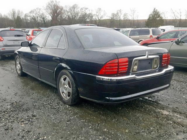 1LNHM87A91Y618257 - 2001 LINCOLN LS أسود صورة 3
