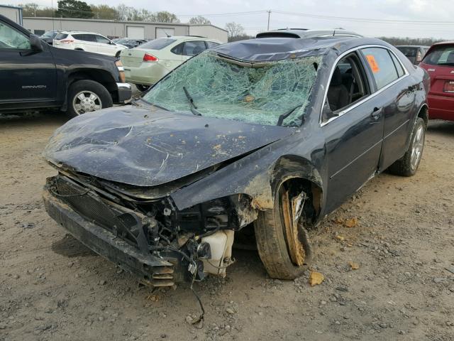 1G1ZH57B59F149589 - 2009 CHEVROLET MALIBU 1LT BLACK photo 2
