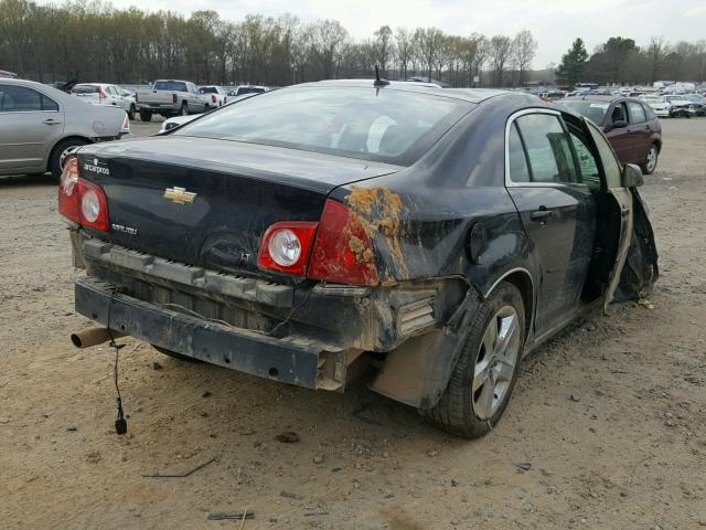 1G1ZH57B59F149589 - 2009 CHEVROLET MALIBU 1LT BLACK photo 4