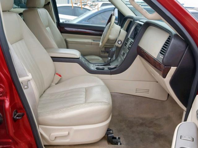 5LMEU68HX3ZJ20582 - 2003 LINCOLN AVIATOR 红色 照片 5