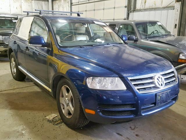 WVGBC67L54D032780 - 2004 VOLKSWAGEN TOUAREG 3. BLUE photo 1