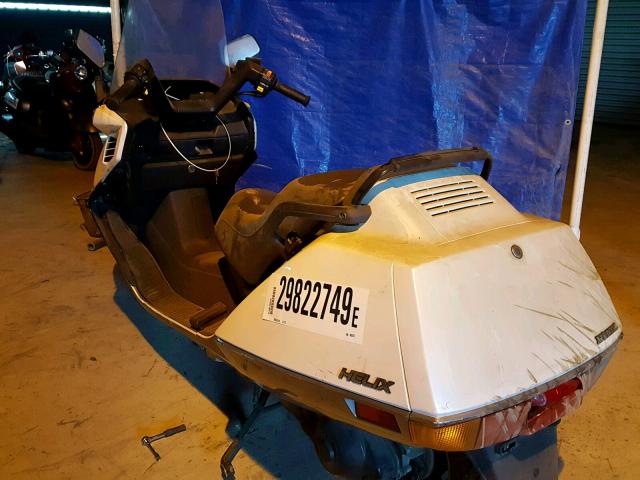 JH2MF0212GK000237 - 1986 HONDA CN250 WHITE photo 3