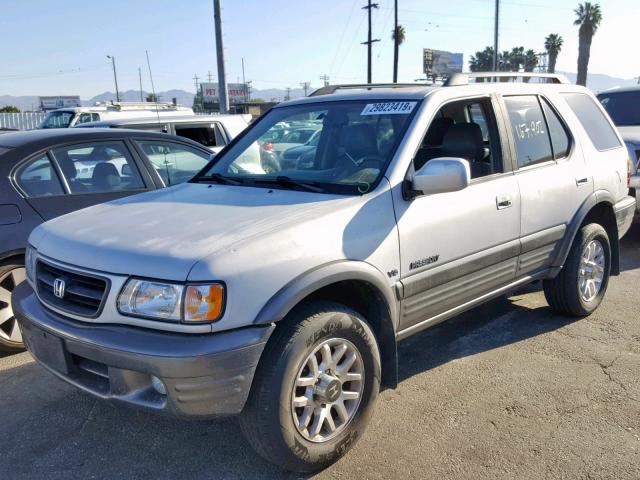 4S6CK58W7Y4418933 - 2000 HONDA PASSPORT E ვერცხლისფერი ფოტო 2