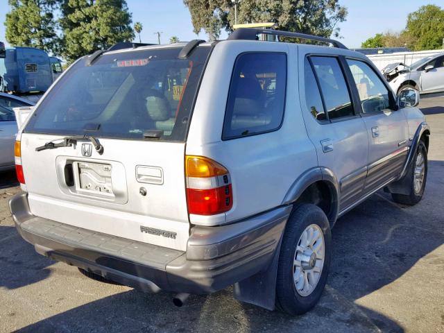 4S6CK58W7Y4418933 - 2000 HONDA PASSPORT E ვერცხლისფერი ფოტო 4