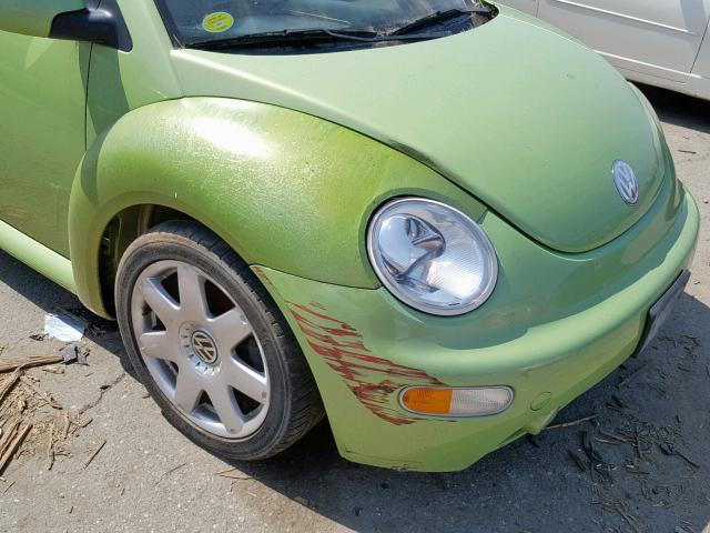3VWDD21C43M432941 - 2003 VOLKSWAGEN NEW BEETLE Grün Foto 9