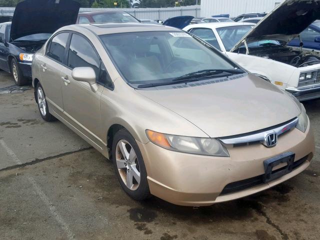 1HGFA16828L043163 - 2008 HONDA CIVIC TAN photo 1