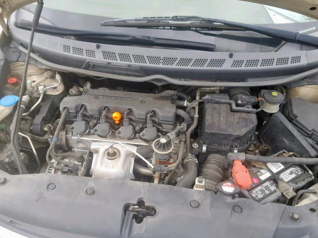 1HGFA16828L043163 - 2008 HONDA CIVIC TAN photo 7