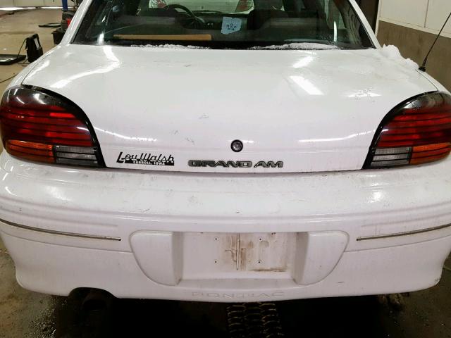 1G2NE52M2VC775981 - 1997 PONTIAC GRAND AM S WHITE photo 9