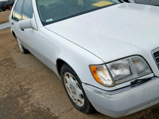 WDBGA43E8PA102191 - 1993 MERCEDES-BENZ 400 SEL WHITE photo 10