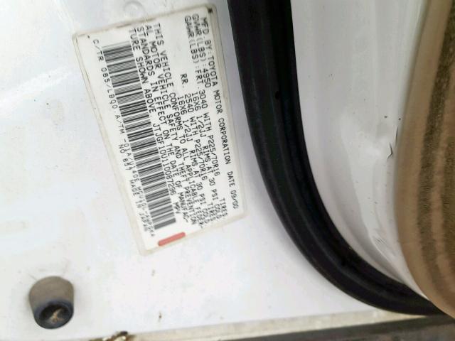 JTJGF10U110087296 - 2001 LEXUS RX 300 WHITE photo 10