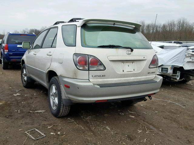 JTJGF10U110087296 - 2001 LEXUS RX 300 WHITE photo 3