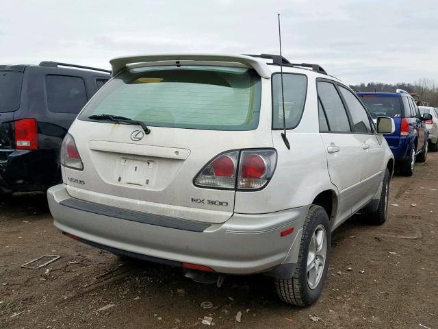 JTJGF10U110087296 - 2001 LEXUS RX 300 WHITE photo 4