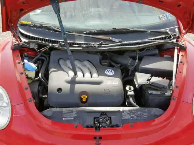 3VWCC21CXXM444791 - 1999 VOLKSWAGEN NEW BEETLE Qırmızı foto 7