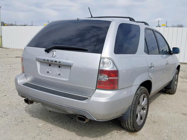 2HNYD18664H561918 - 2004 ACURA MDX TOURIN SILVER photo 4