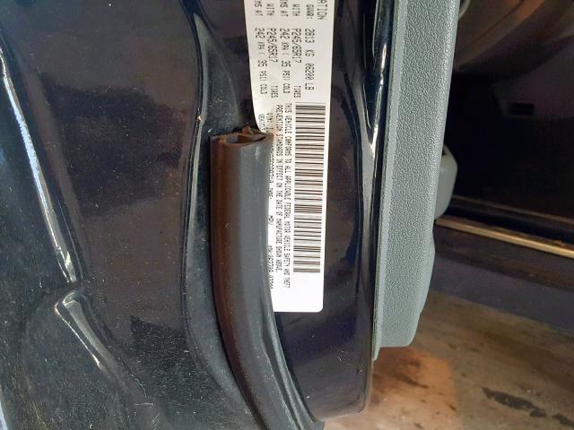 1J8HH48K27C699710 - 2007 JEEP COMMANDER BLACK photo 10