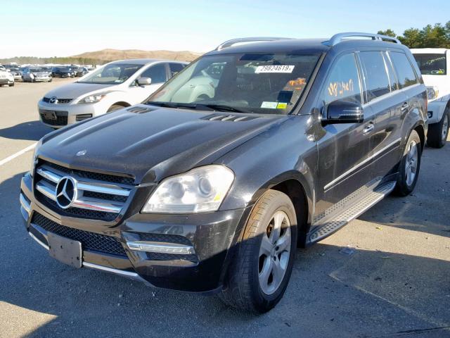 4JGBF7BE2CA791117 - 2012 MERCEDES-BENZ GL 450 4MA BLACK photo 2