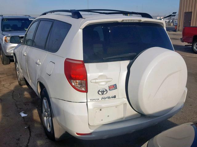 JTMBD31V285183845 - 2008 TOYOTA RAV4 LIMIT WHITE photo 3