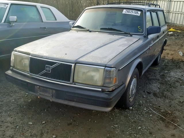 YV1AX8855H1731196 - 1987 VOLVO 245 DL GRAY photo 2