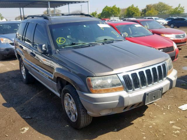 1J4G248S8YC213255 - 2000 JEEP GRAND CHER GRAY photo 1