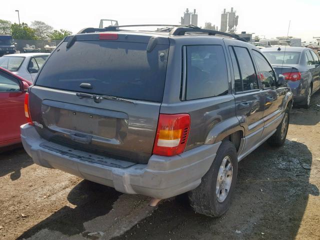 1J4G248S8YC213255 - 2000 JEEP GRAND CHER GRAY photo 4