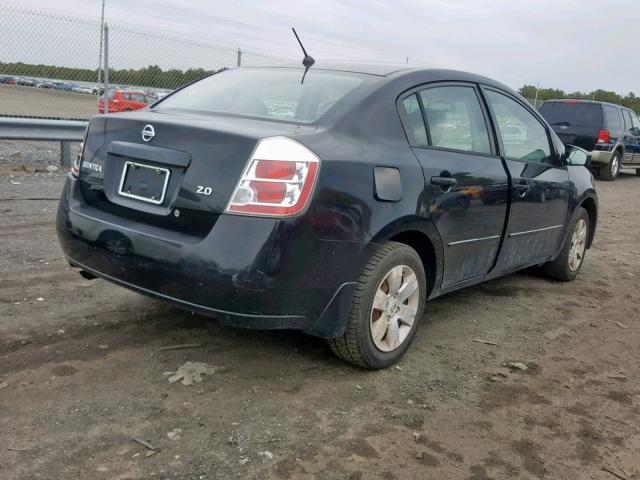 3N1AB61E17L670524 - 2007 NISSAN SENTRA 2.0 BLACK photo 4