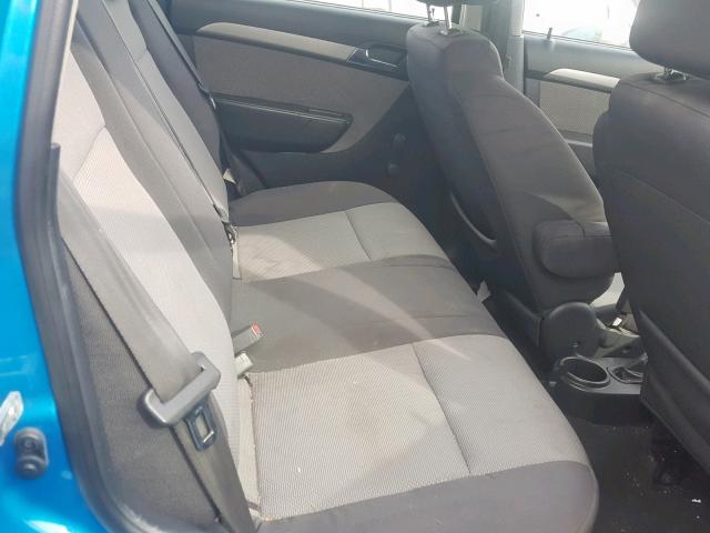 KL1TD66E89B325477 - 2009 CHEVROLET AVEO LS BLUE photo 6