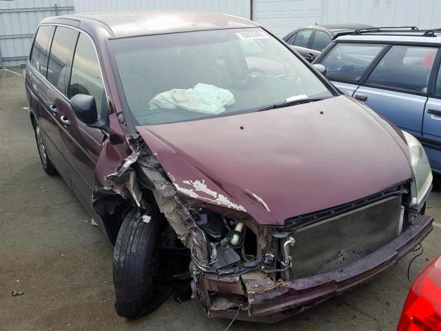 5FNRL38297B022094 - 2007 HONDA ODYSSEY LX RED photo 1