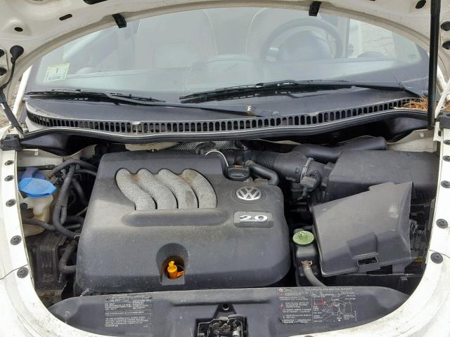 3VWBK31C14M415602 - 2004 VOLKSWAGEN NEW BEETLE Weiß Foto 7