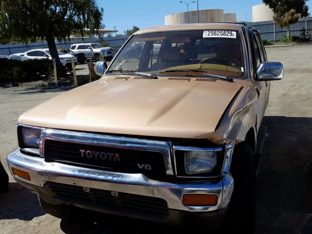 JT3VN39W3M0062714 - 1991 TOYOTA 4RUNNER VN BROWN photo 2