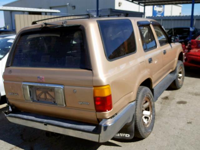 JT3VN39W3M0062714 - 1991 TOYOTA 4RUNNER VN BROWN photo 4