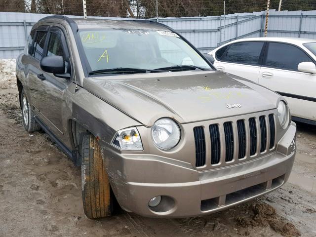 1J8FT47W78D564471 - 2008 JEEP COMPASS SP BEIGE photo 1