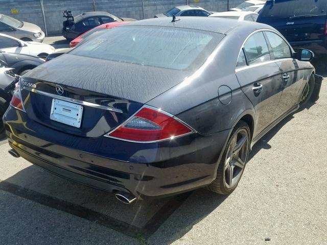 WDDDJ7CB3AA166700 - 2010 MERCEDES-BENZ CLS 550 BLUE photo 4