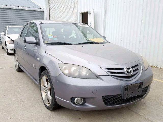 JM1BK144561496647 - 2006 MAZDA 3 HATCHBAC GRAY photo 1