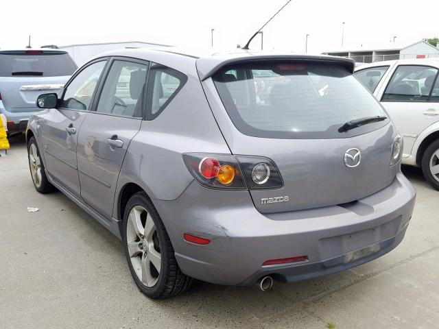 JM1BK144561496647 - 2006 MAZDA 3 HATCHBAC GRAY photo 3