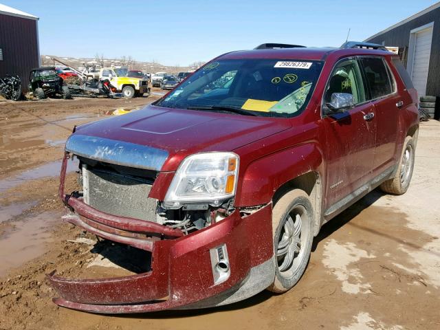 2CTFLHEY2A6380728 - 2010 GMC TERRAIN SL RED photo 2