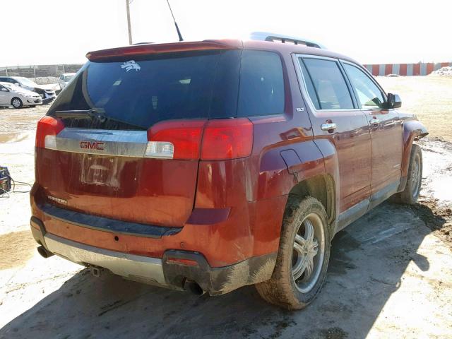 2CTFLHEY2A6380728 - 2010 GMC TERRAIN SL RED photo 4