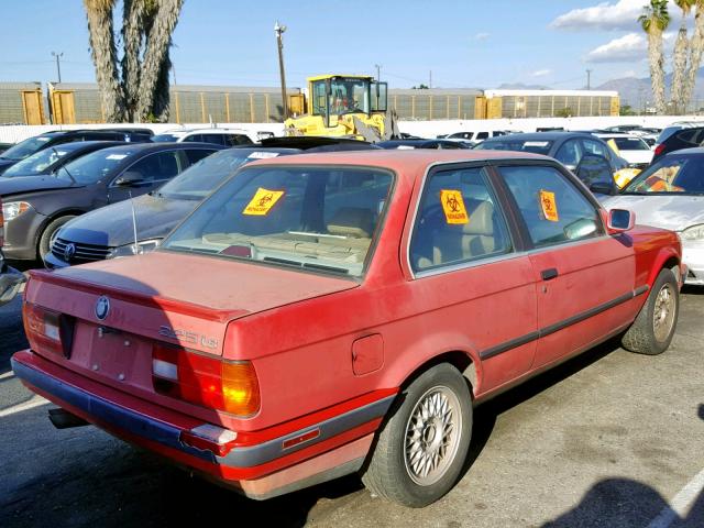 WBAAA2303K4494372 - 1989 BMW 325 I AUTO RED photo 4