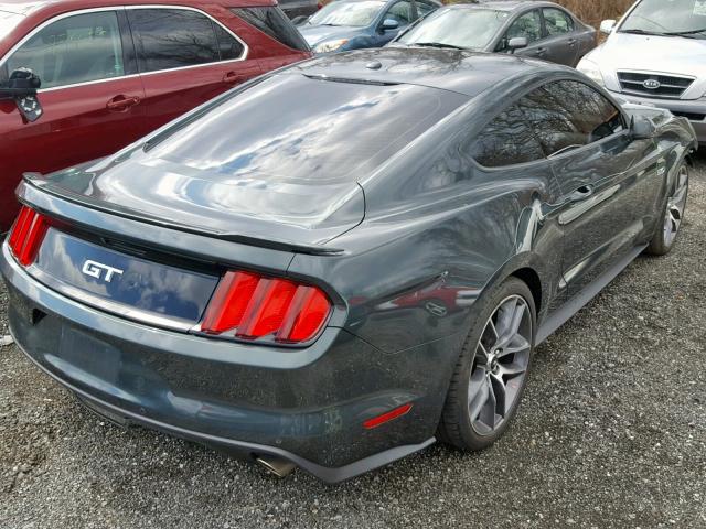 1FA6P8CF7G5265764 - 2016 FORD MUSTANG GT GREEN photo 4